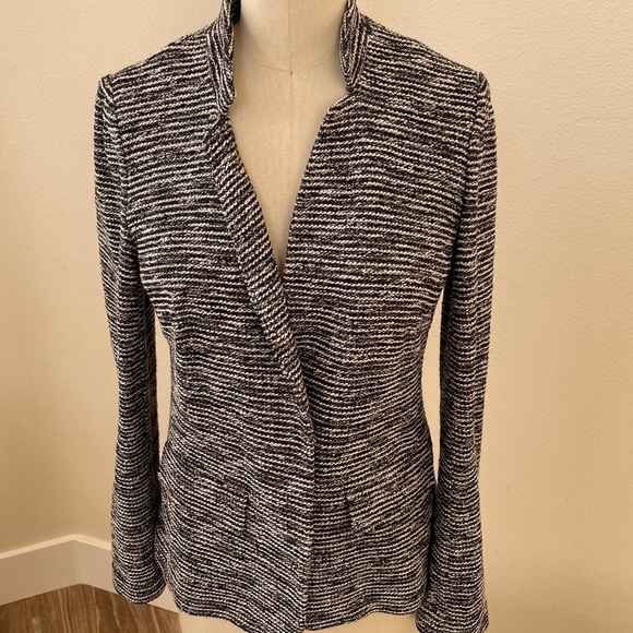 Talbots Jackets & Blazers - Talbots Knit Jacket in Black and White